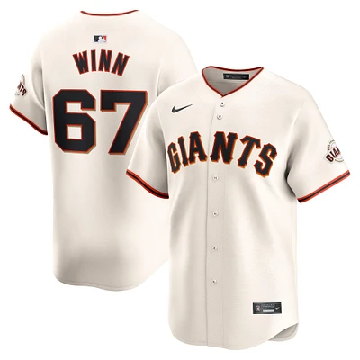 Men's Nike Keaton Winn Cream San Francisco Giants Home Limited Player Jersey