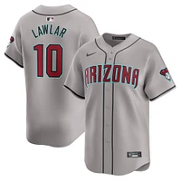 Men's Nike Jordan Lawlar Gray Arizona Diamondbacks Away Limited Player Jersey