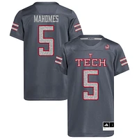 Men's Patrick Mahomes Gray Texas Tech Red Raiders Alternate Premier Strategy Jersey