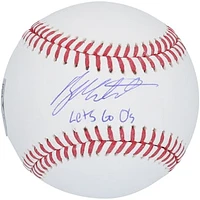 Ryan Mountcastle Baltimore Orioles Autographed Baseball with "Let's Go O's" Inscription