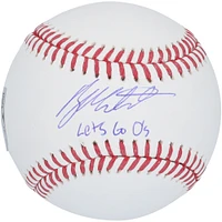 Ryan Mountcastle Baltimore Orioles Autographed Baseball with "Let's Go O's" Inscription