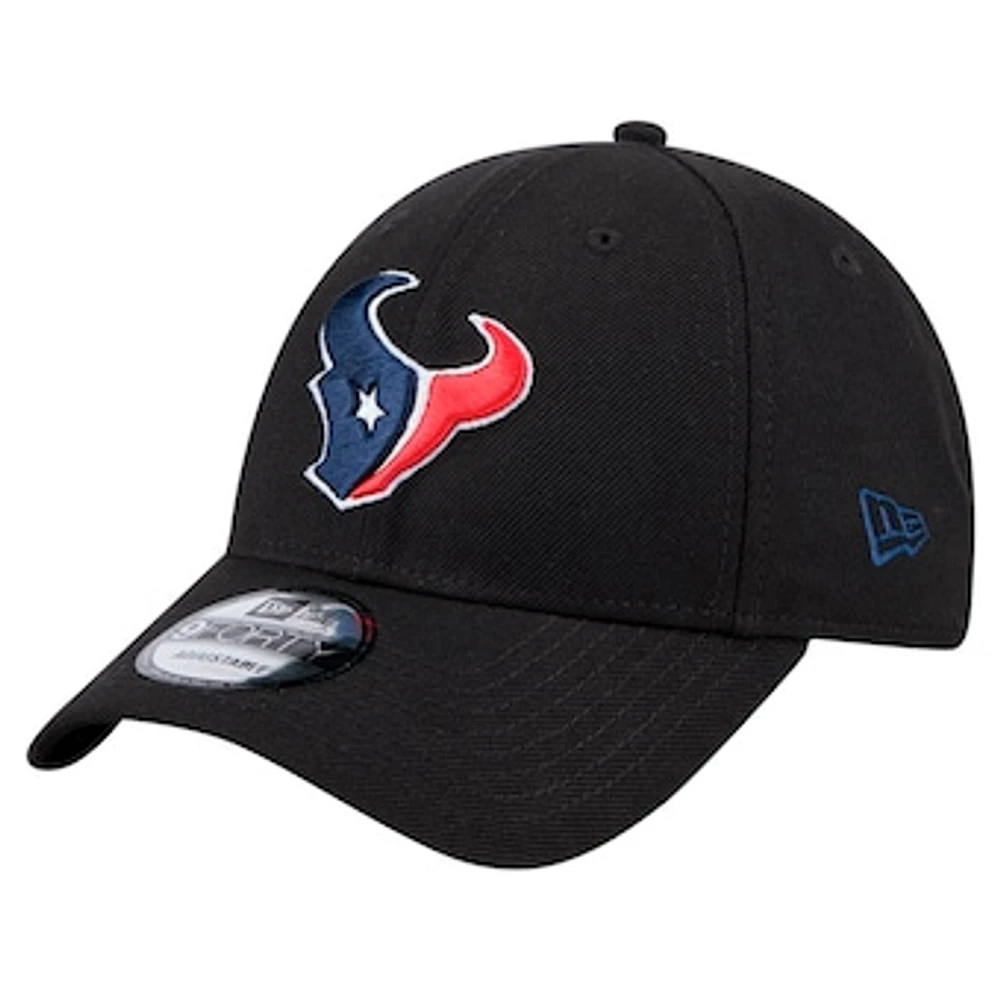 Men's New Era Black Houston Texans The League 9FORTY Adjustable Hat