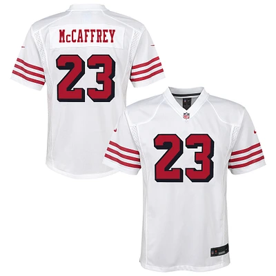 Youth Nike Christian McCaffrey White San Francisco 49ers Team Game Jersey