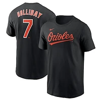 Youth Nike Jackson Holliday Black Baltimore Orioles Fuse Name & Number T-Shirt