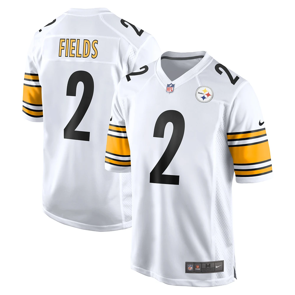 Men's Nike Justin Fields White Pittsburgh Steelers  Game Jersey