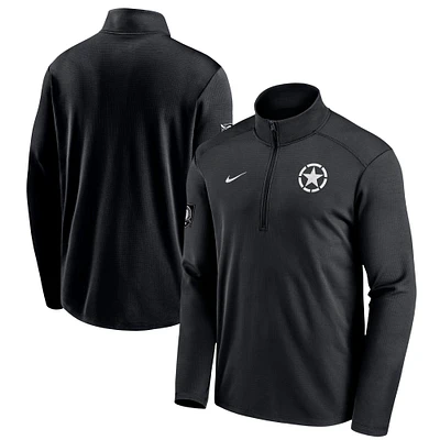 Men's Nike Black Army Knights 2024 Rivalry Collection Pacer Performance Half-Zip Top