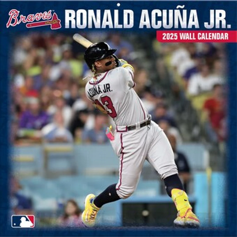 Ronald Acuña Jr. Atlanta Braves 2025 12" x 12" Player Wall Calendar