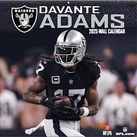 Davante Adams Las Vegas Raiders 2025 12" x 12" Player Wall Calendar