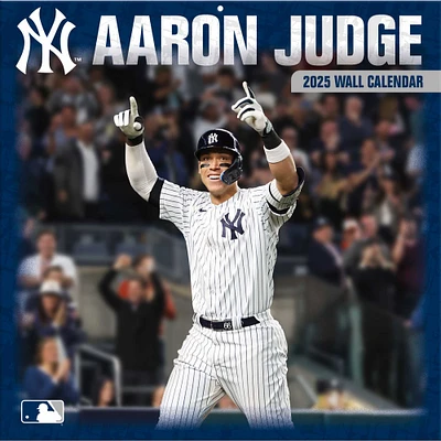 Aaron Judge New York Yankees 2025 12" x 12" Player Wall Calendar