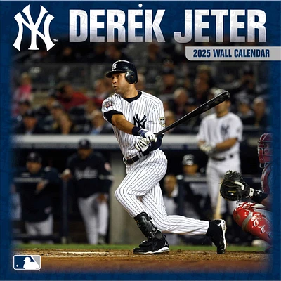 Derek Jeter New York Yankees 2025 12" x 12" Player Wall Calendar