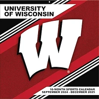 Wisconsin Badgers 2024-2025 12” x 12” Team Wall Calendar