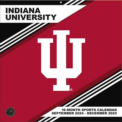 Indiana Hoosiers 2024-2025 12” x 12” Team Wall Calendar