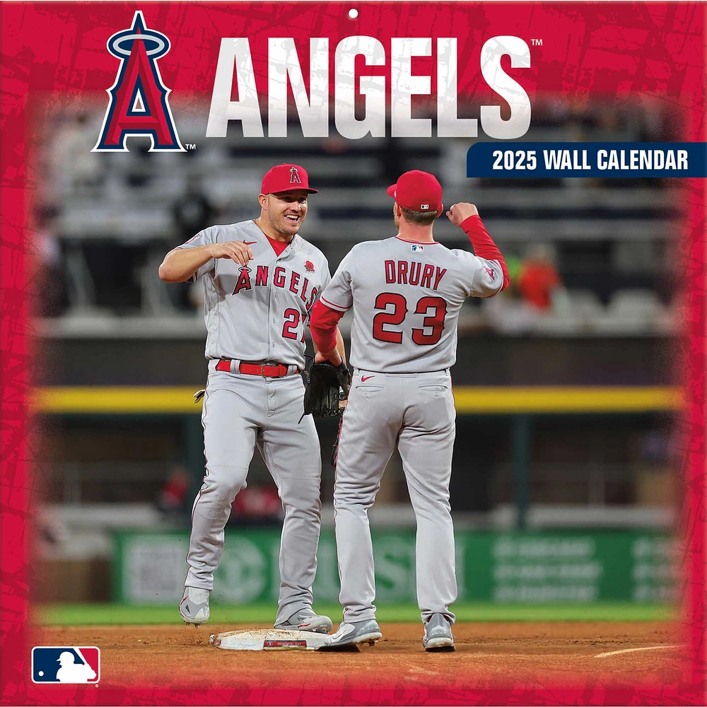 Los Angeles Angels 2024-2025 12” x 12” Team Wall Calendar