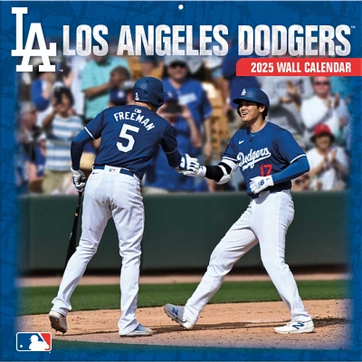 Los Angeles Dodgers 2024-2025 12” x 12” Team Wall Calendar