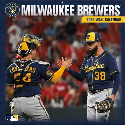 Milwaukee Brewers 2024-2025 12” x 12” Team Wall Calendar