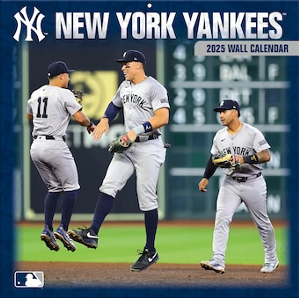 New York Yankees 2024-2025 12” x 12” Team Wall Calendar