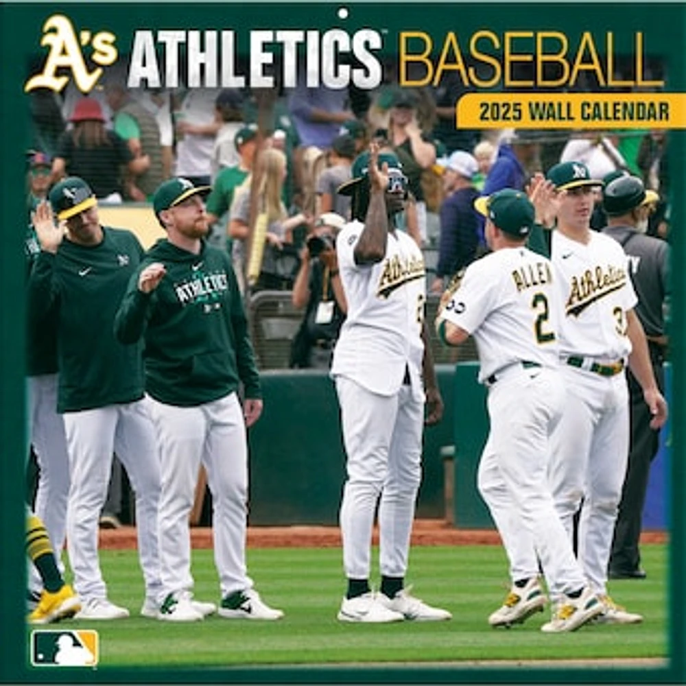 Oakland Athletics 2024-2025 12” x 12” Team Wall Calendar