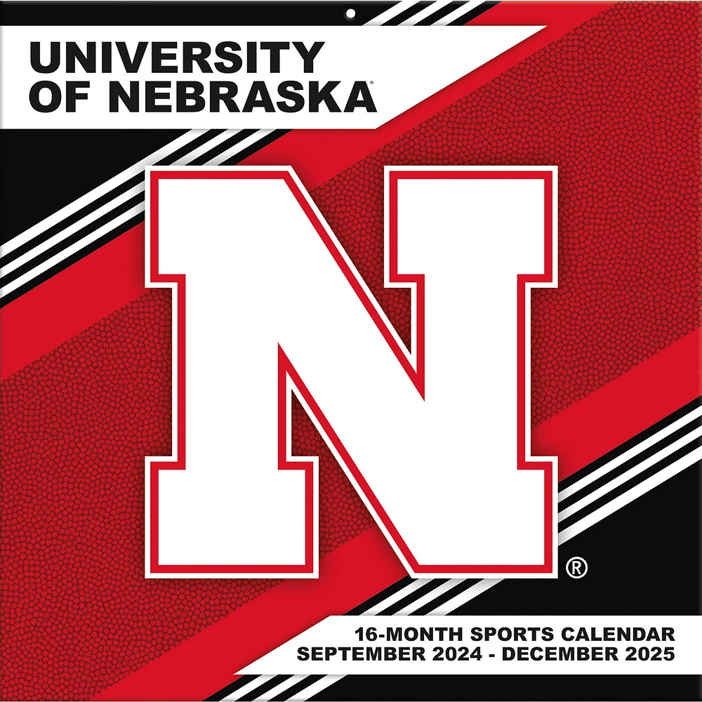 Nebraska Huskers 2024-2025 12” x 12” Team Wall Calendar