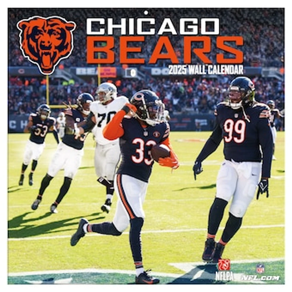 Chicago Bears 2024-2025 12” x 12” Team Wall Calendar