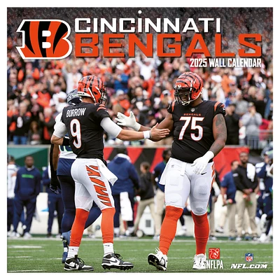 Cincinnati Bengals 2024-2025 12” x 12” Team Wall Calendar