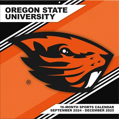 Oregon State Beavers 2024-2025 12” x 12” Team Wall Calendar