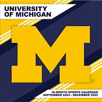 Michigan Wolverines 2024-2025 12” x 12” Team Wall Calendar