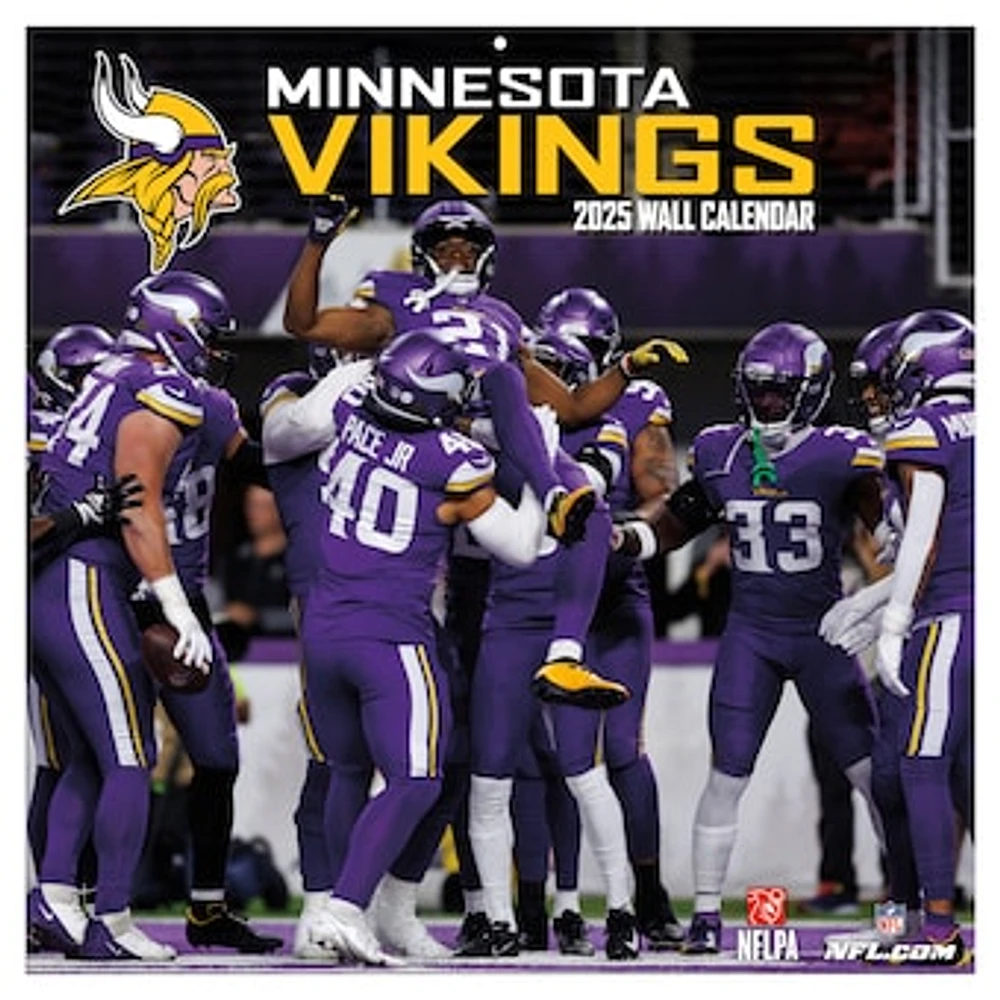 Minnesota Vikings 2024-2025 12” x 12” Team Wall Calendar