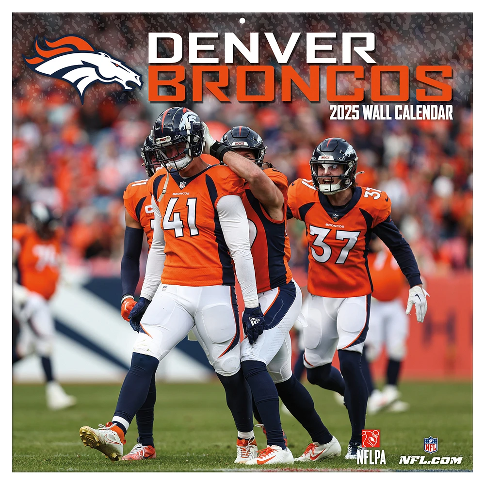 Denver Broncos 2024-2025 12” x 12” Team Wall Calendar