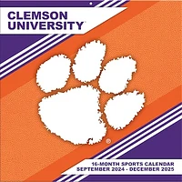 Clemson Tigers 2024-2025 12” x 12” Team Wall Calendar