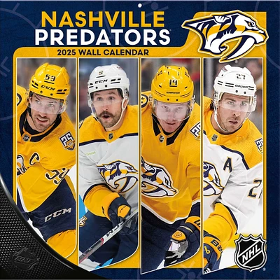 Nashville Predators 2024-2025 12” x 12” Team Wall Calendar