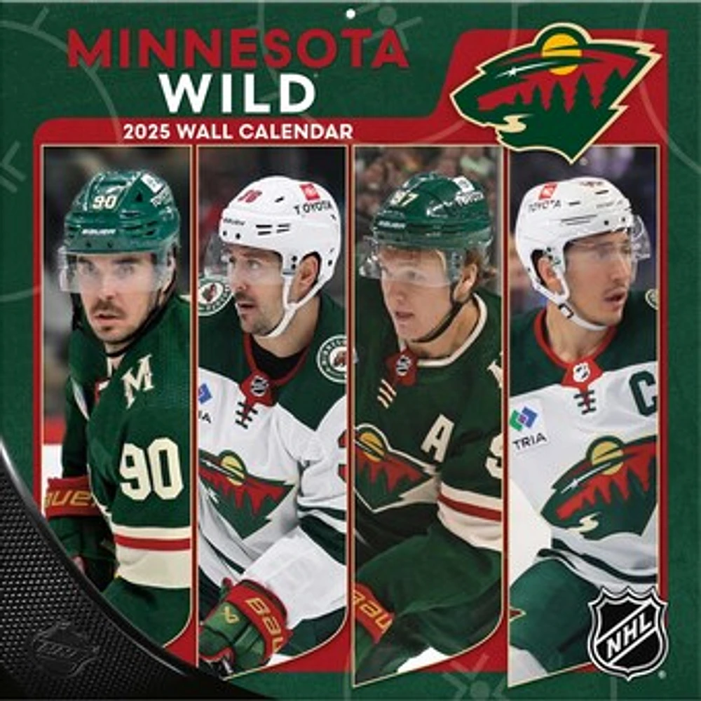 Minnesota Wild 2024-2025 12” x 12” Team Wall Calendar