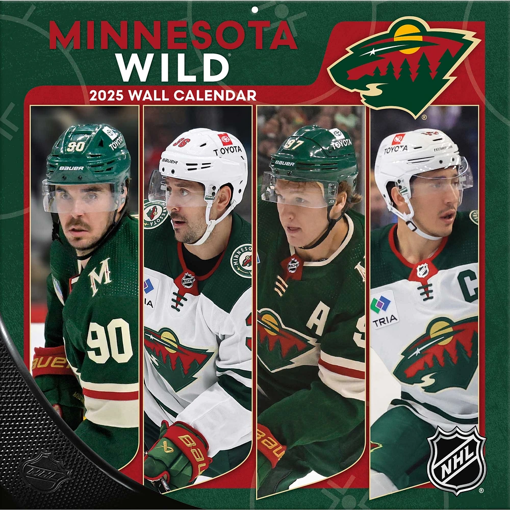 Minnesota Wild 2024-2025 12” x 12” Team Wall Calendar