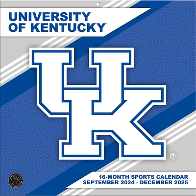 Kentucky Wildcats 2024-2025 12” x 12” Team Wall Calendar