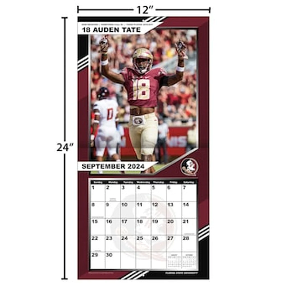 Florida State Seminoles 2024-2025 12” x 12” Team Wall Calendar