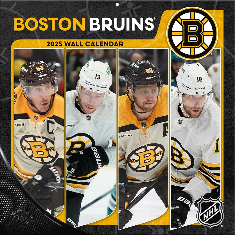 Boston Bruins 2024-2025 12” x 12” Team Wall Calendar