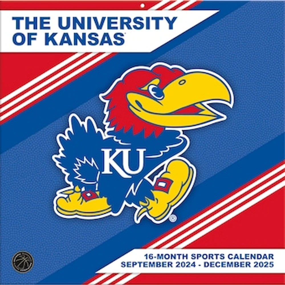 Kansas Jayhawks 2024-2025 12” x 12” Team Wall Calendar