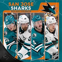 San Jose Sharks 2024-2025 12” x 12” Team Wall Calendar