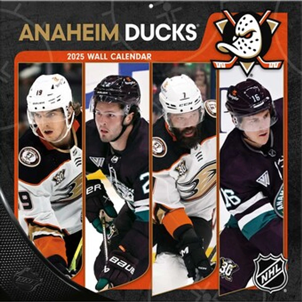 Anaheim Ducks 2024-2025 12” x 12” Team Wall Calendar