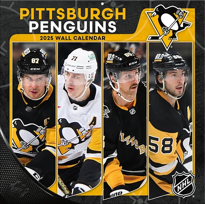 Pittsburgh Penguins 2024-2025 12” x 12” Team Wall Calendar