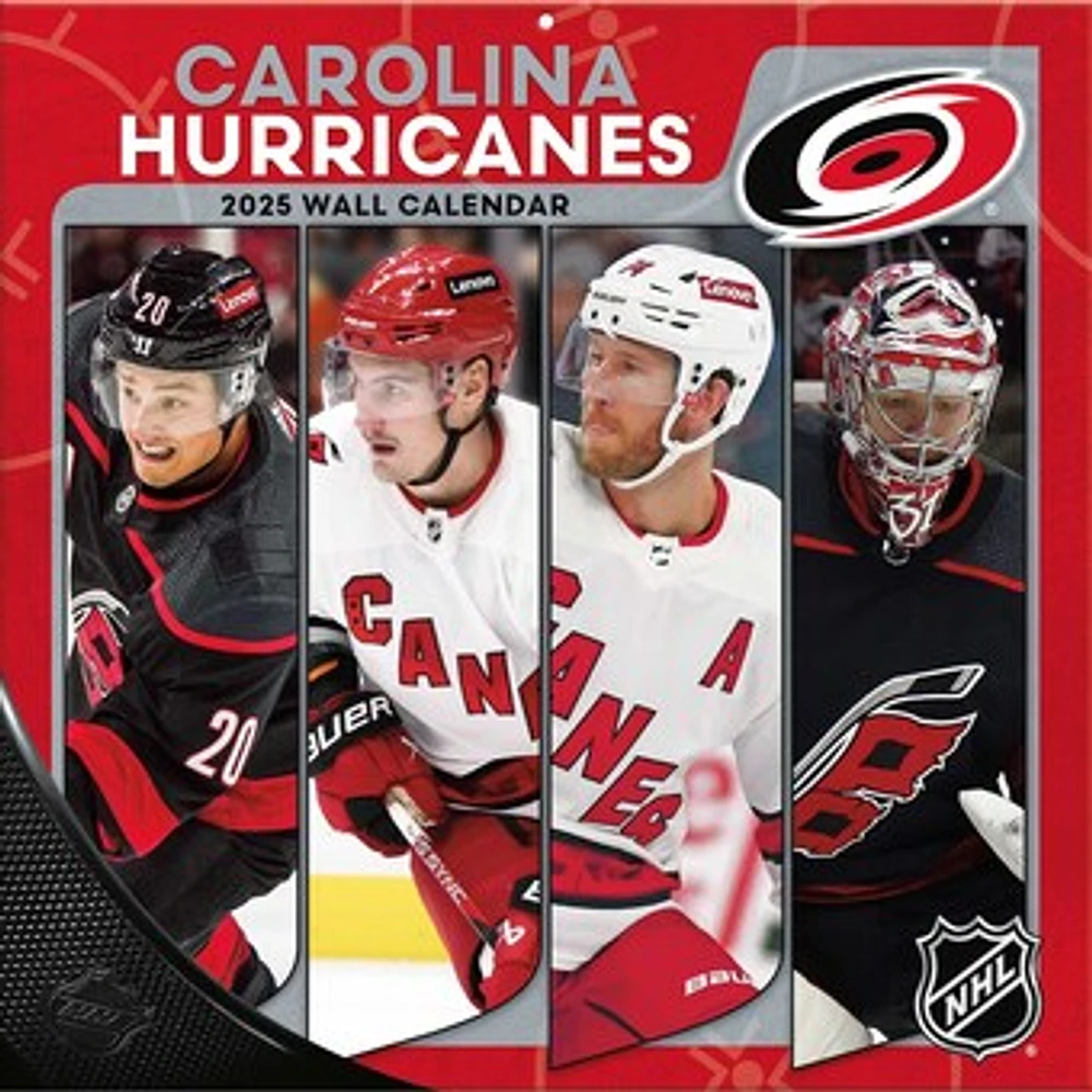 Carolina Hurricanes 2024-2025 12” x 12” Team Wall Calendar