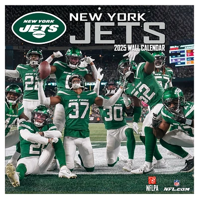 New York Jets 2024-2025 12” x 12” Team Wall Calendar