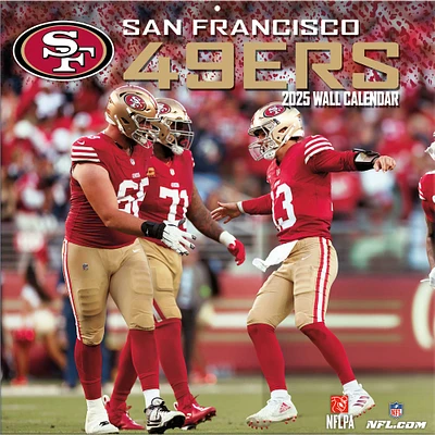 San Francisco 49ers 2024-2025 12” x 12” Team Wall Calendar