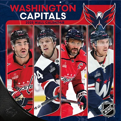 Washington Capitals 2024-2025 12” x 12” Team Wall Calendar