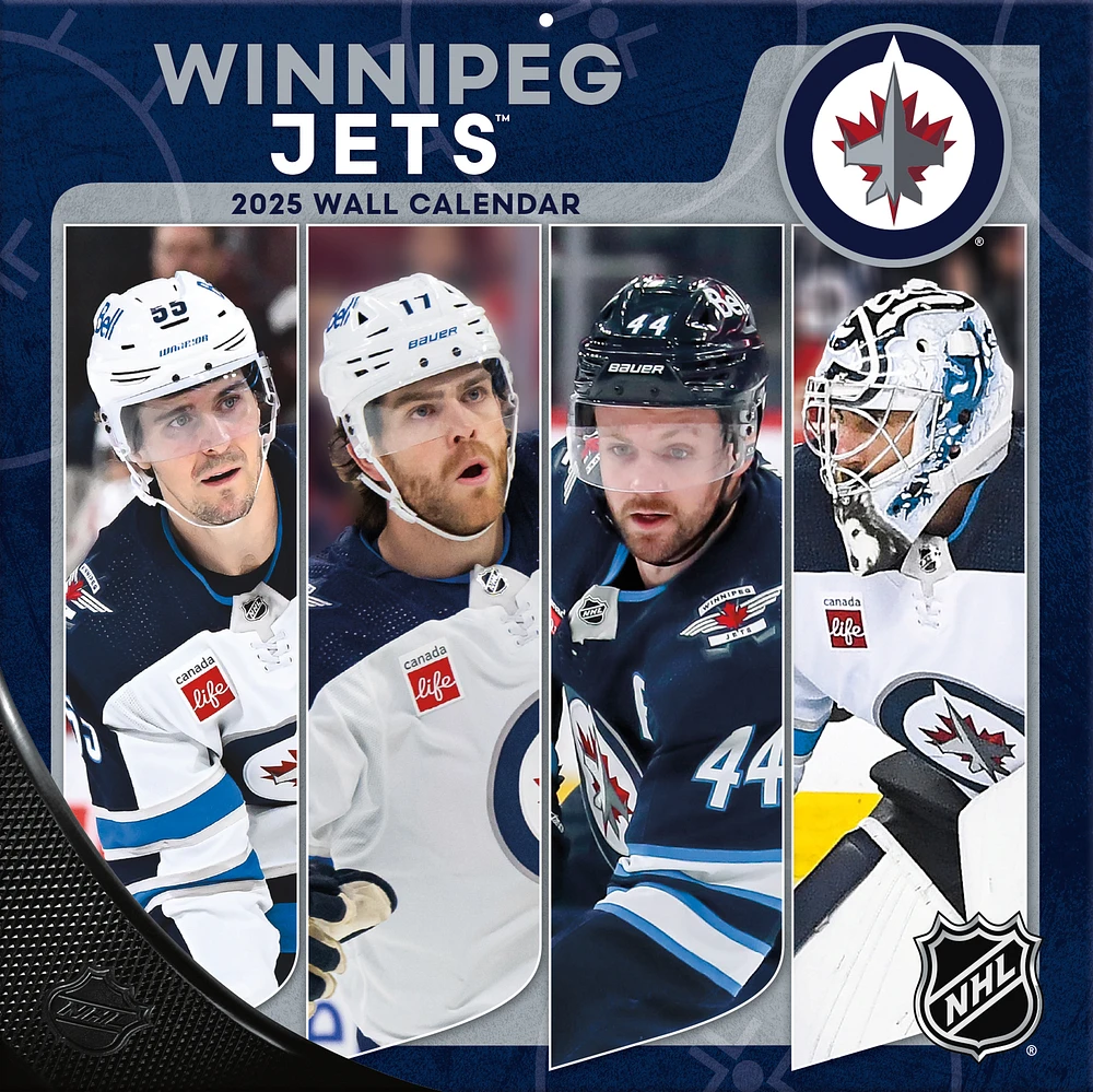 Winnipeg Jets 2024-2025 12” x 12” Team Wall Calendar