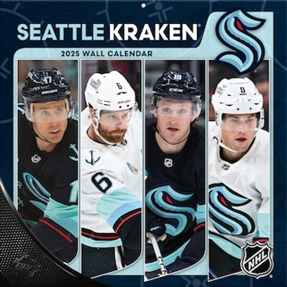 Seattle Kraken 2024-2025 12” x 12” Team Wall Calendar