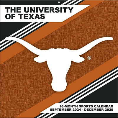 Texas Longhorns 2024-2025 12” x 12” Team Wall Calendar