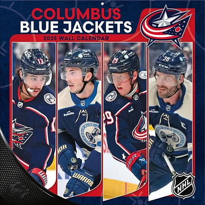 Columbus Blue Jackets 2024-2025 12” x 12” Team Wall Calendar