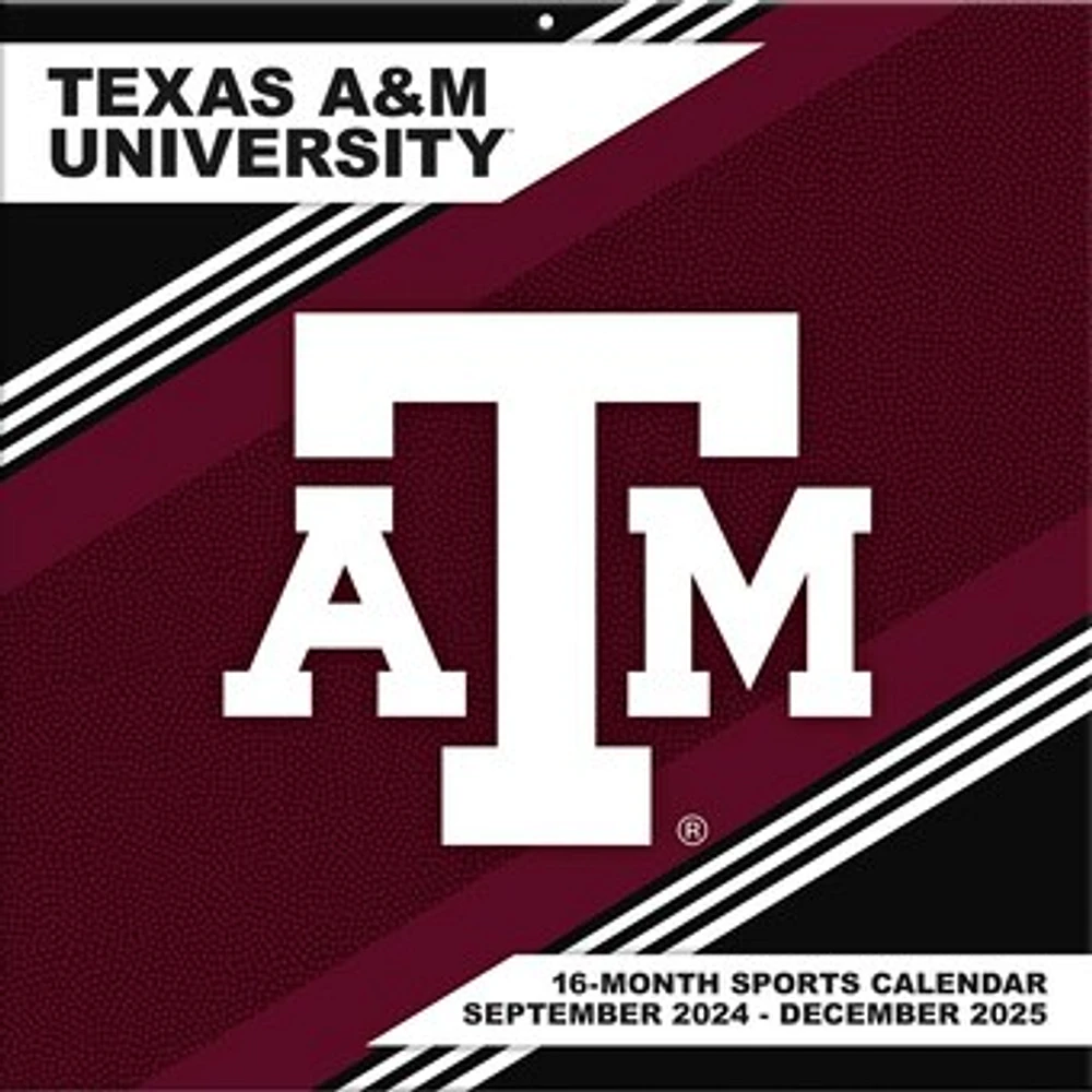 Texas A&M Aggies 2024-2025 12” x 12” Team Wall Calendar