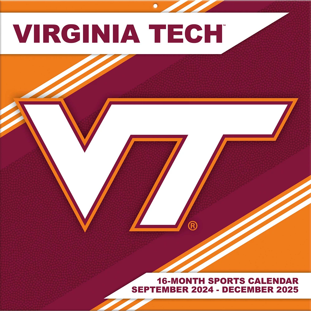 Virginia Tech Hokies 2024-2025 12” x 12” Team Wall Calendar