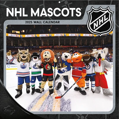 NHL Multi-Team 2025 12" x 12" Mascots Wall Calendar